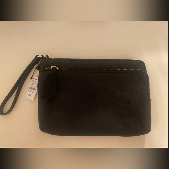 NWT Talbots Double Gusset Wristlet